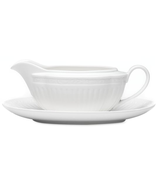 Dinnerware, Italian Countryside Gravy Boat with Stand