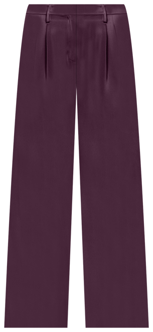 Studio Collection Wool Pleated Wide Leg Pants