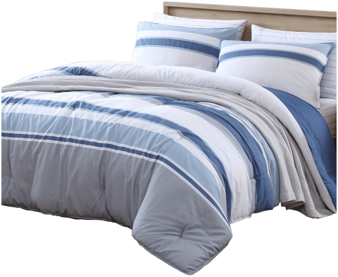 Trimmer Reversible 3-Pc. Comforter Set, Full/Queen