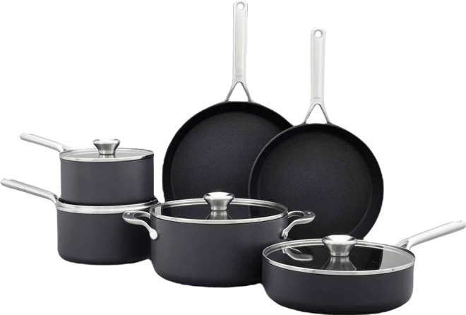 Professional Ha 10-Pc. Ceramic Nonstick Cookware Set