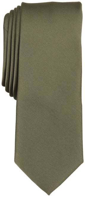 Men's Logan Solid Tie, Created for Macy's