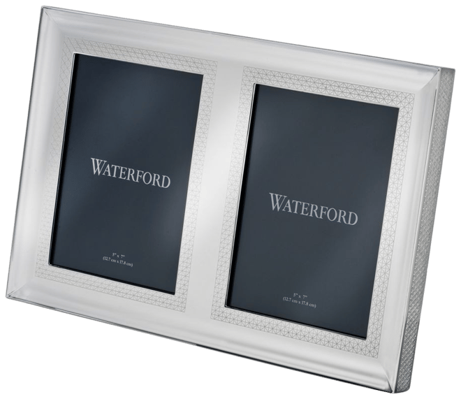 Waterford Lismore Diamond Double Frame, 5