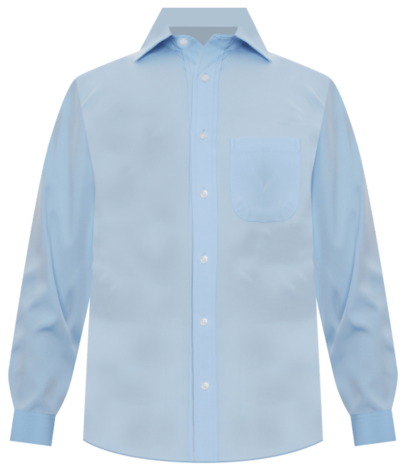 Men Classic-Fit Solid Color Dress Shirt