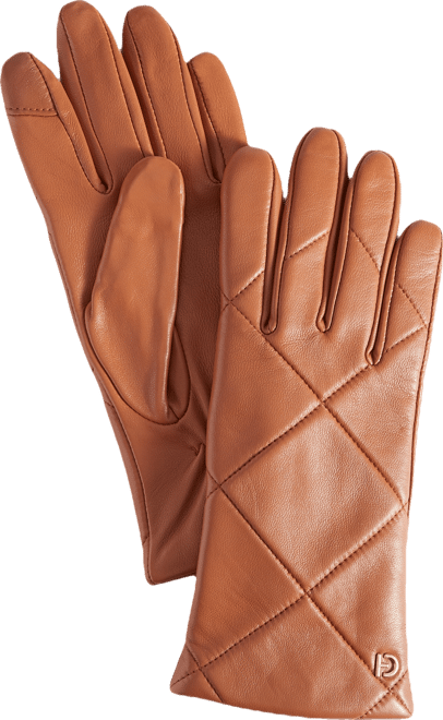 Women's Quilted Leather Gloves