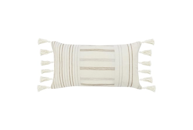 White lumbar best sale throw pillows