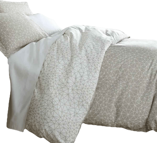 Geometric Maze Down Alternative 3-Pc. Comforter Set, King