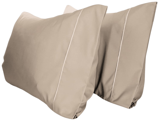 King 2PC Ultra Soft Silky Solid Performance Pillowcase Set