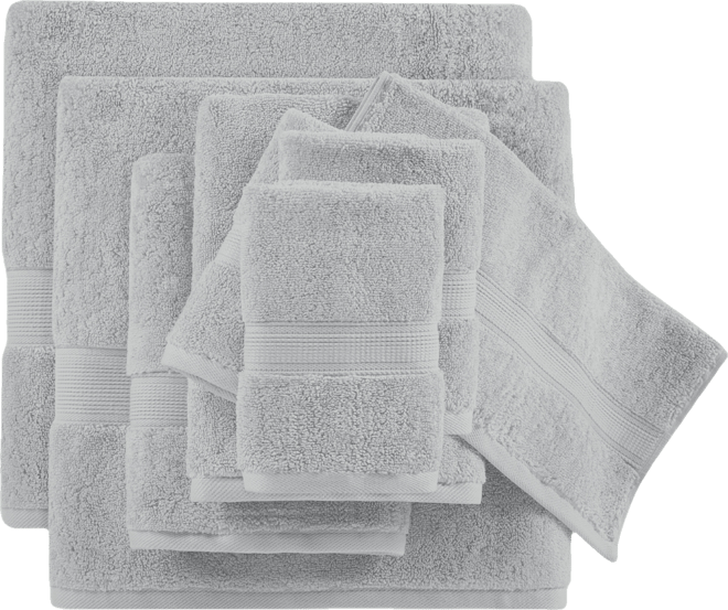 Luxury Zero Twist Cotton 8-Pc. Bath Towel Set
