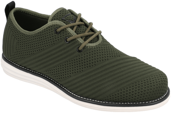 Men's Novak Tru Comfort Foam Knit Lace-Up Round Toe Dress Shoes