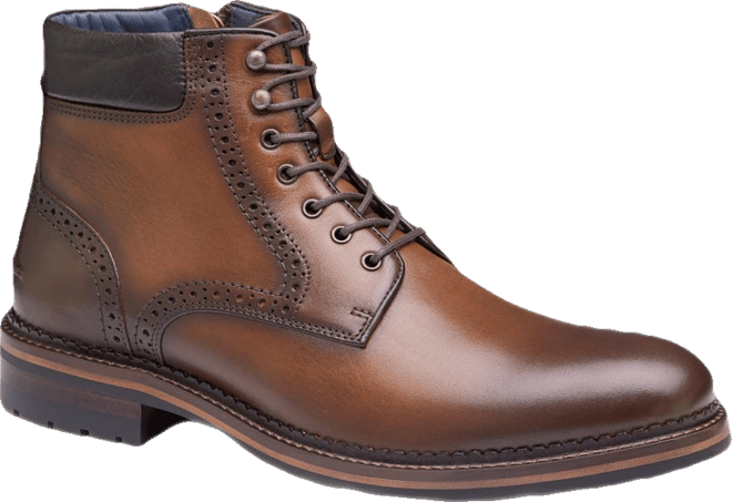 Men's Connelly Leather Plain Toe Boots