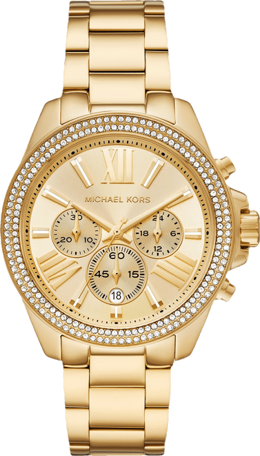 Women's Wren Chronograph Gold-Tone Stainless Steel Watch 42mm