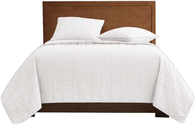 Solid 2 Piece Quilt Set, Twin