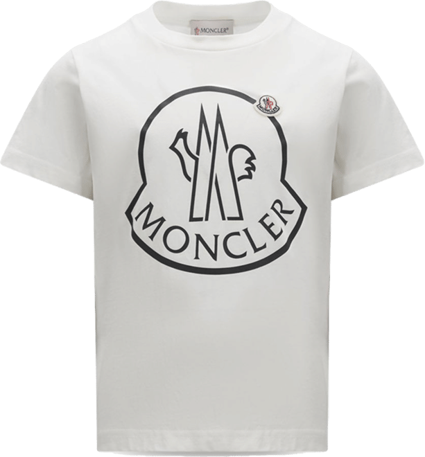 Moncler t shirt big hot sale logo