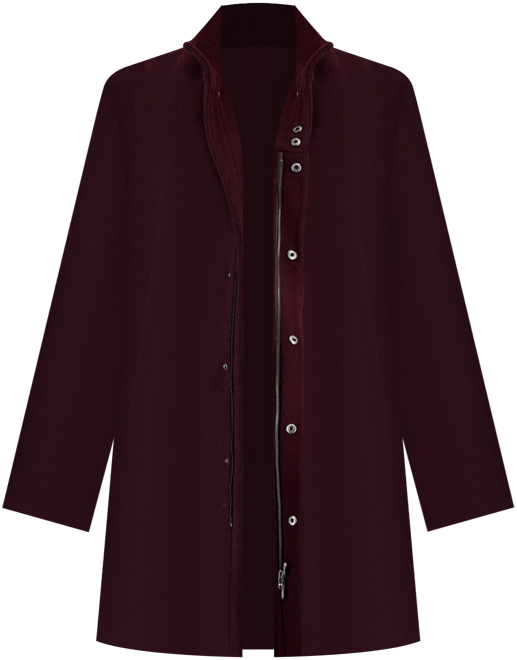 Men's Mayden Slim-Fit Wool Blend Overcoat