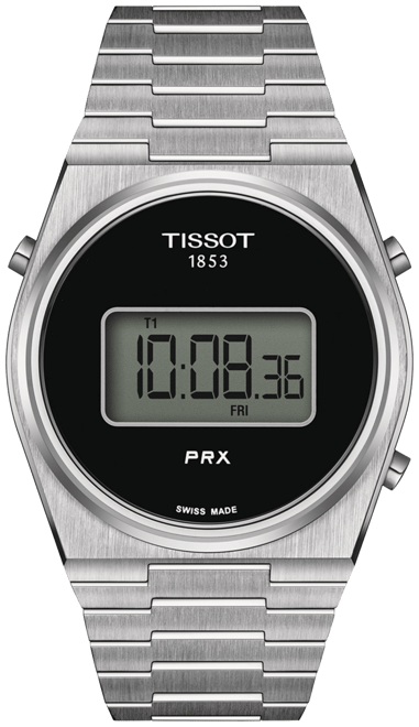 Men's Digital Prx Stainless Steel Bracelet Watch 40mm