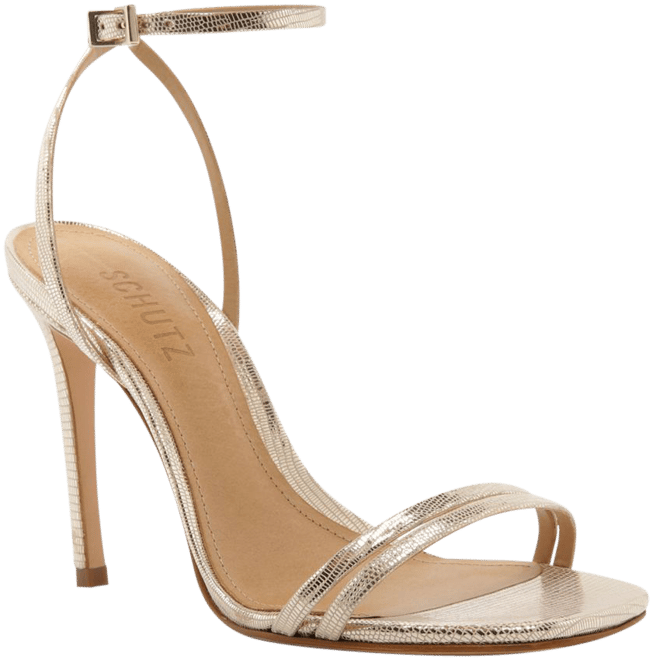 Schutz store gold heels