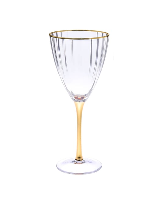 Kitchen Lux Gold-Dipped Stemless Wine Glass, Drinking Glasses