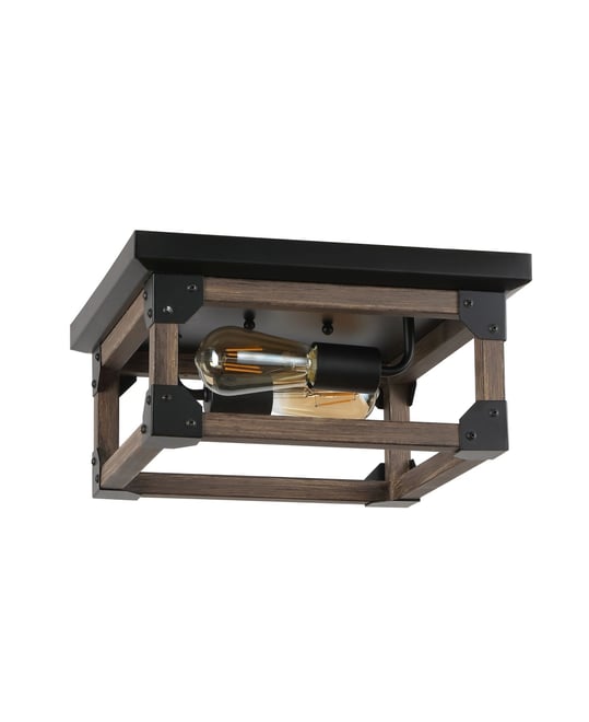 Cheshire 2-Light Rustic Farmhouse Led Flush Mount