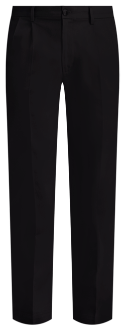 Men's Signature Classic Fit Pleated Iron Free Pants with Stain Defender