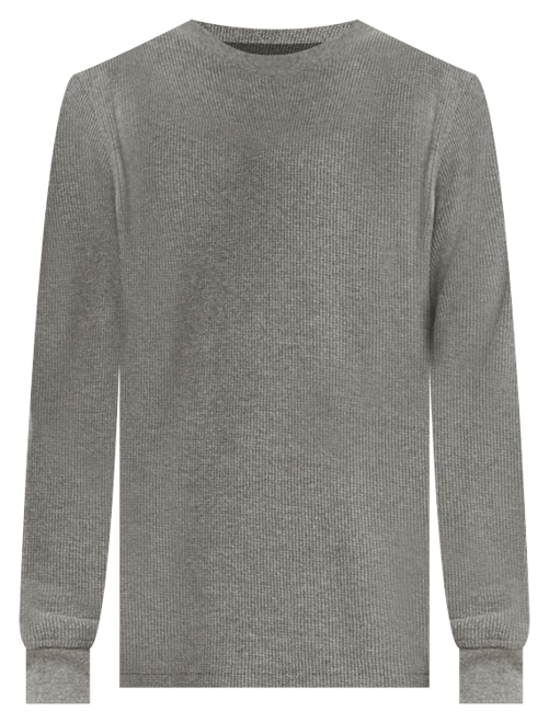 Men's Waffle Knit Thermal Long Sleeve T-Shirt
