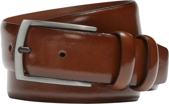 JA 35MM DOULBE LOOP MARBELIZED LEATHER BELT