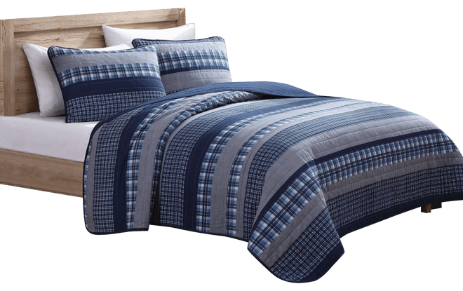 Addison Reversible 2 Piece Quilt Set, Twin