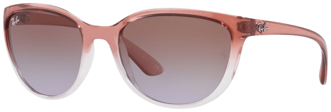 Amazon.com: Ray-Ban Women's RB4167 Emma Cat-Eye Sunglasses