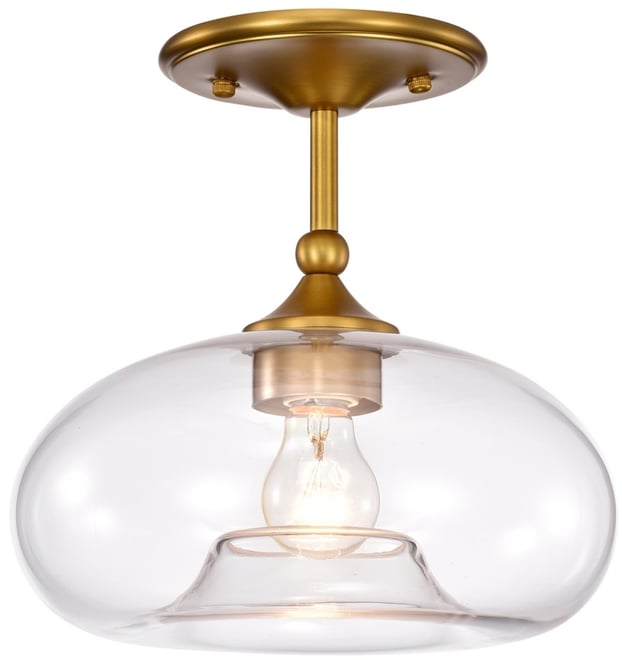 Charli Indoor Semi-Flush Mount Ceiling Light with Light Kit