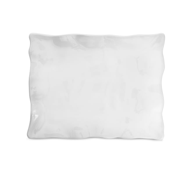 Ruffle Melamine Large Rectangular Serving Platter