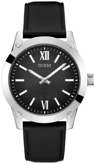 Guess genuine leather outlet watch