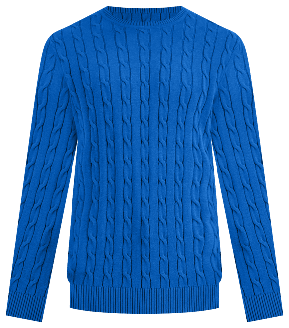 Club Room Men's Cable-Knit Cotton Sweater, Created for Macy's - Macy's