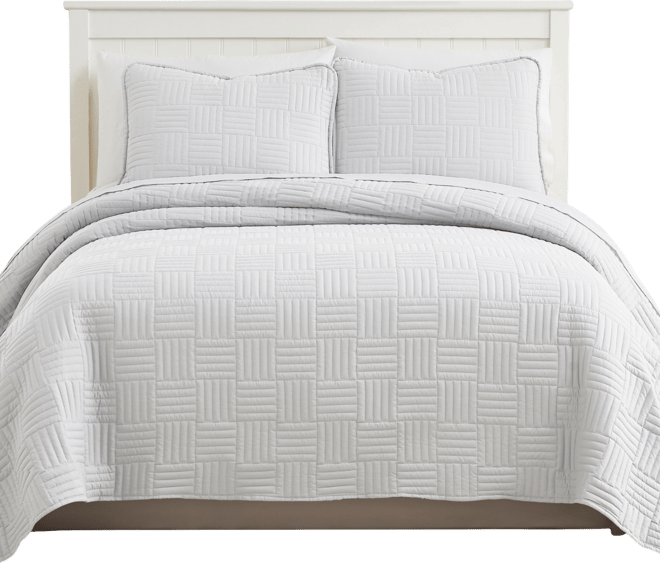 Grid 2-Pc. Quilt Set, Twin