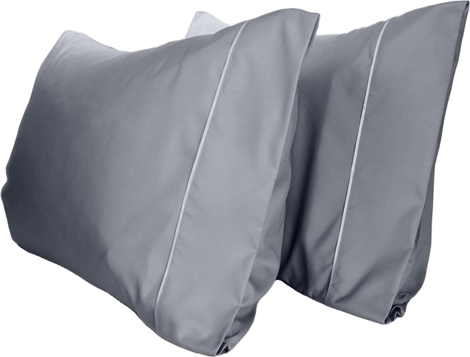 Queen 2PC Ultra Soft Silky Solid Performance Pillowcase Set