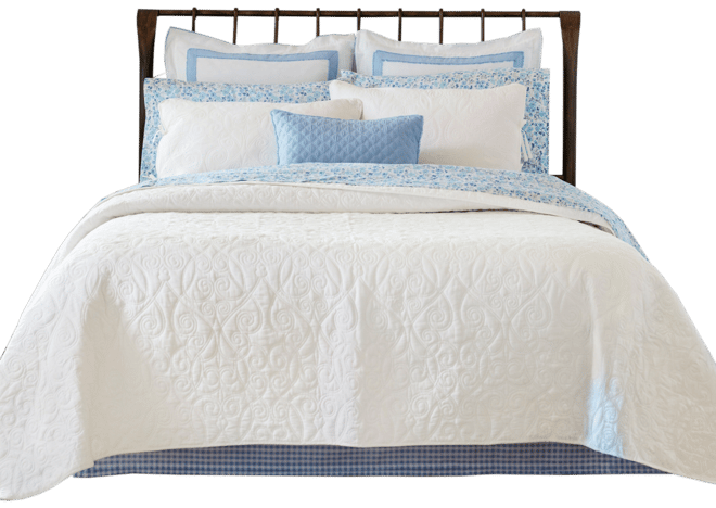 Felicity Cotton Reversible 2 Piece Quilt Set, Twin
