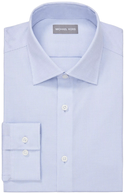 Men's Regular Fit Airsoft Stretch Ultra Wrinkle Free Dress Shirt