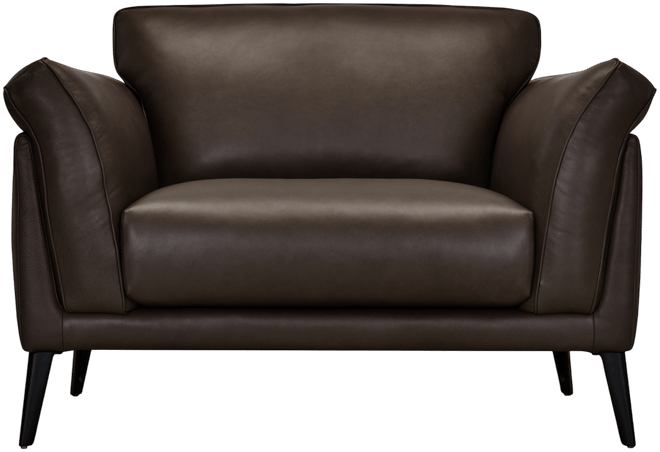Keery 49" Leather Chair, Created for Macy's