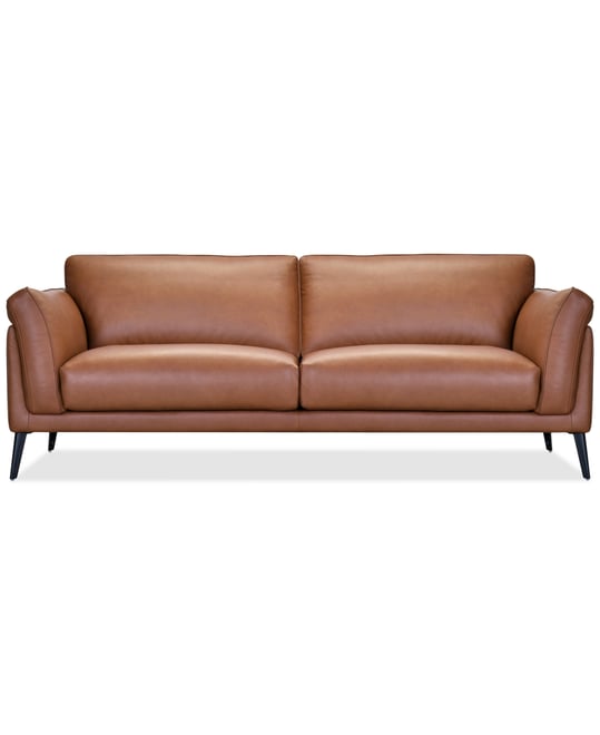 Keery 91" Leather Sofa, Created for Macy's