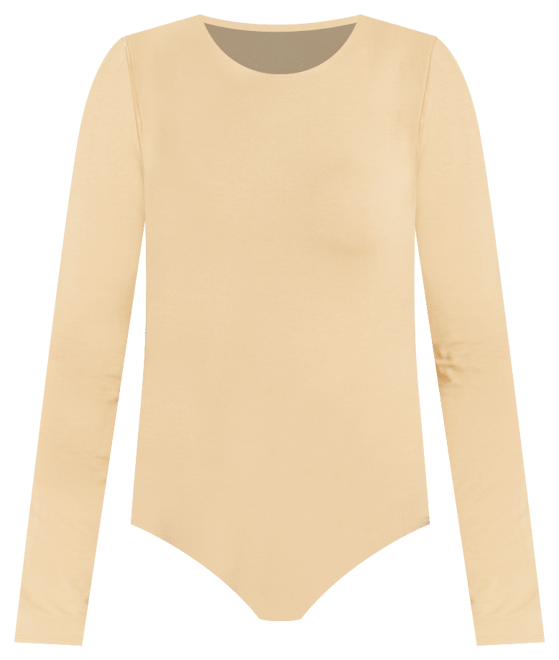 Bar III Women's Long-Sleeve Shoulder Pad Bodysuit, Created for