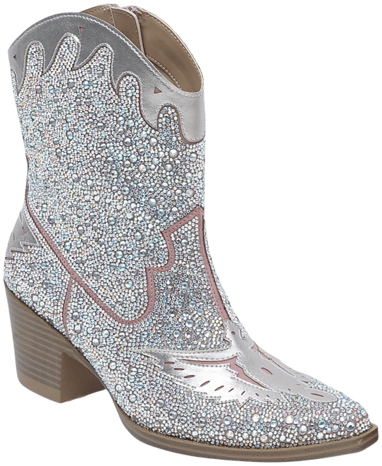 Wild Pair Lourdez Embellished Cowboy Booties, Created for Macy's