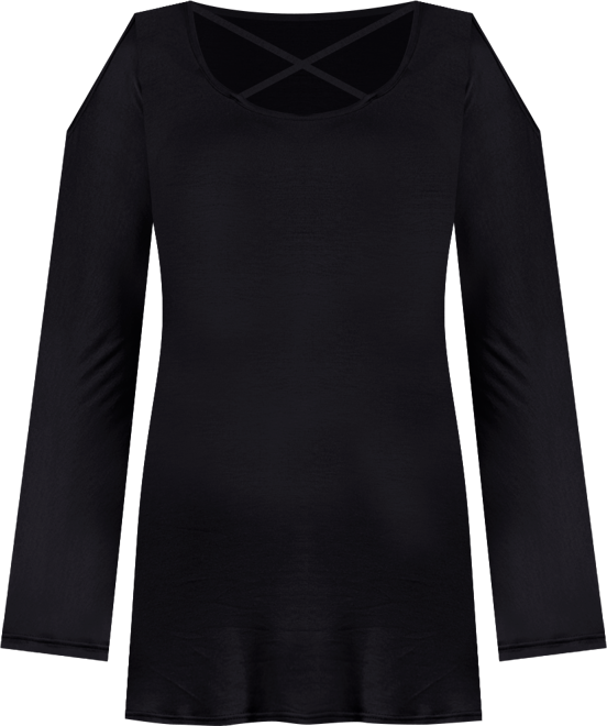 Women's Criss Cross Long Sleeve Top
