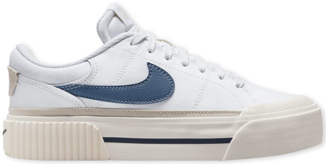 Women's Legacy Low Top Sneaker In White x Baby Blue - Thursday