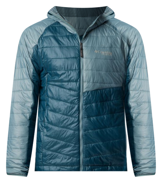 COLUMBIA Titanium Omni-Heat Platinum Peak Men's Hooded Jacket 100% Genuine  NWT