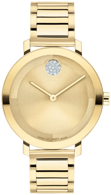 Women's Bold Evolution 2.0 Swiss Quartz Ionic Plated Light Gold-Tone 2 Steel Watch 34mm