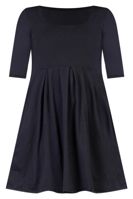 Women's Three Quarter Sleeve Mini Dress