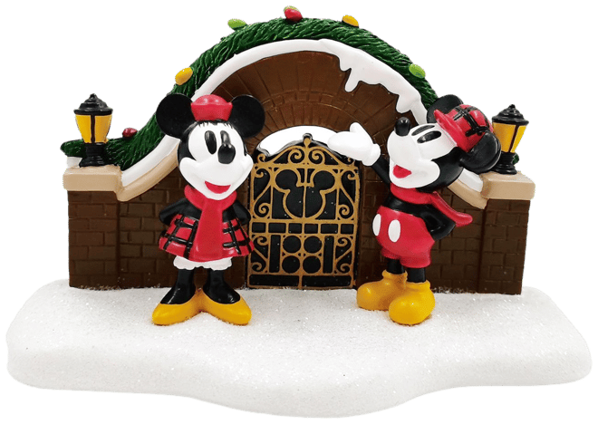 Disney Christmas Towels/ Plaid Ice Skating Mickey And Minnie Mouse Far –  Jin Jin Junction