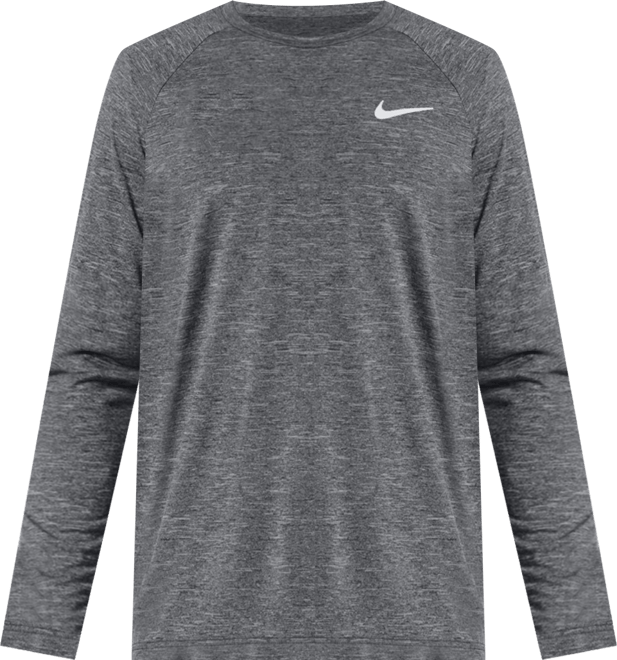 Men's Heather Hydroguard Long Sleeve Swim T-Shirt