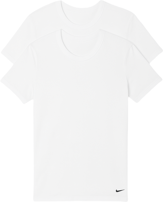 Men's 2-Pack Dri-fit Essential Cotton Stretch Undershirts