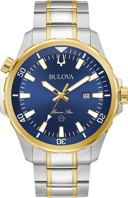 Men's Marine Star Two-Tone Stainless Steel Bracelet Watch 43mm