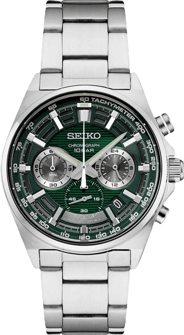 Men's Chronograph Essentials Stainless Steel Bracelet Watch 41mm