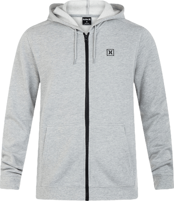 Hurley Men's Icon Chest Logo Full Zip Hooded Sweatshirt - Macy's